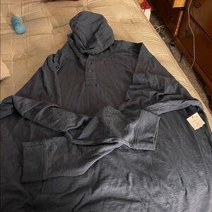 Wrangler Navy Hooded Sweatshirt